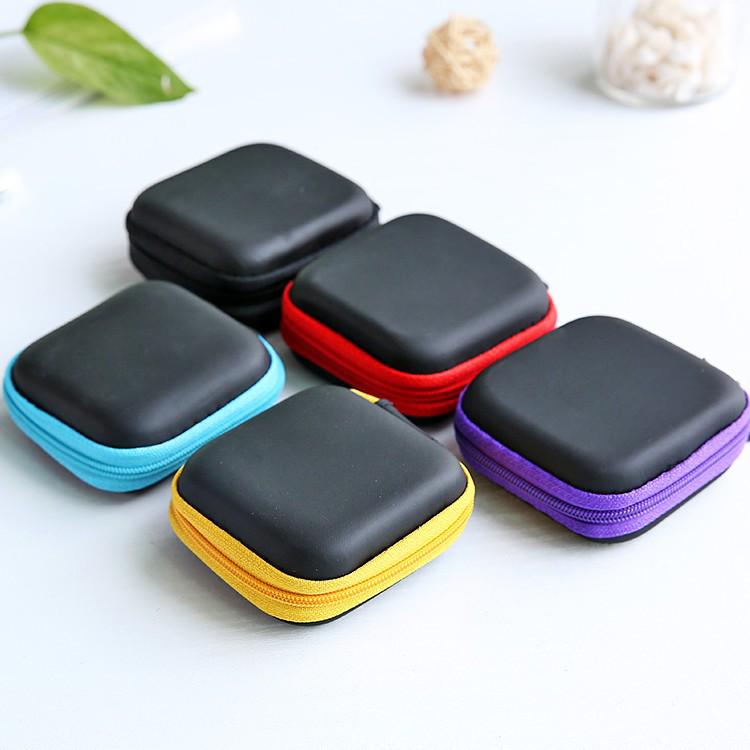 Durable EVA Zipper Data Cable & Earphone Storage Bag