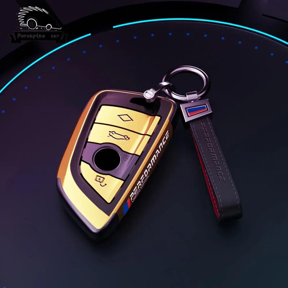 PC Plating Car Remote Key Case Cover Shell Fob for BMW X1 X3 X4 X5 X6 F15 F16 G30 G20 3 5 7 Series G01 G02 G05 G11 G32 F48 F39