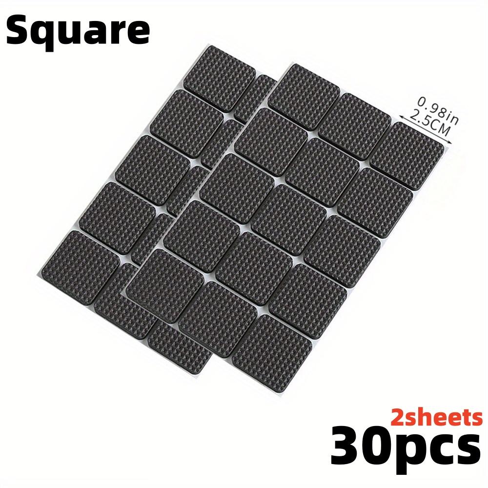 12/180pcs Seat Furniture Silent Pads Table Chair Foot Protection Multi-functional Sticky Mat Set Anti-Slip Home Floor Protector
