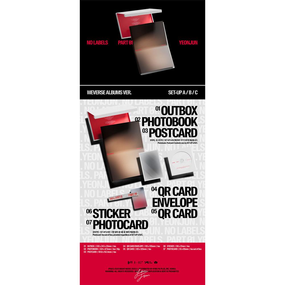 [READY STOCK] YEONJUN - NO LABELS : PART 1 Weverse Album Ver