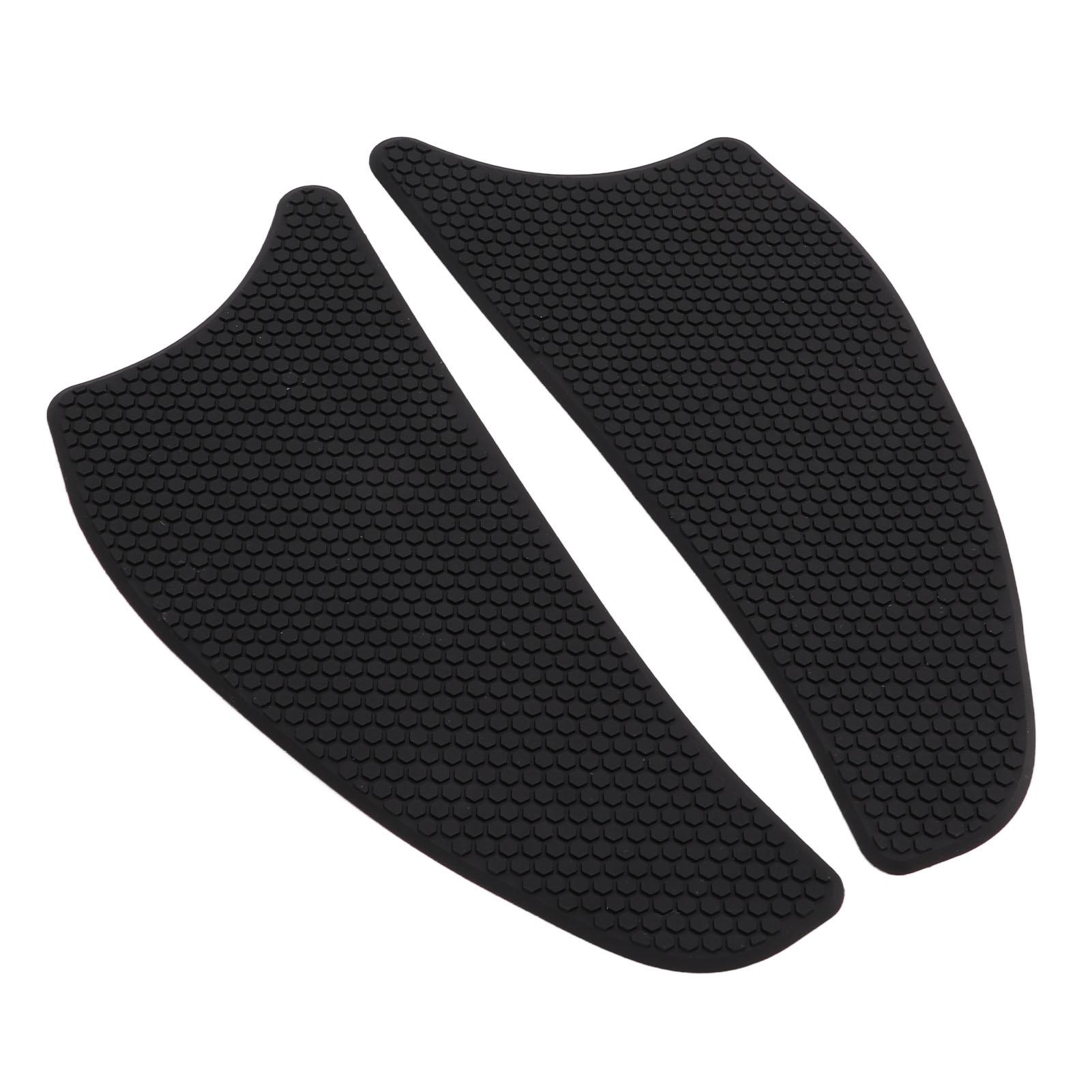 

2 Pcs Rubber Tank Traction Pad Side Gas Knee Grip Protector Motorcycle Refitting Replacement for VERSYS1000Black чёрный