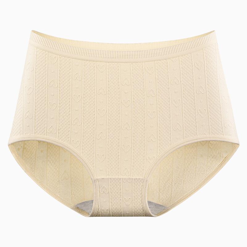 Übergröße Damen Neue Hautfreundliche Hohe Taille Bäuchlein Verlängerter Schritt Dreiecksslips