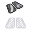 For 2004-18 Land Rover Defender 90 110 aluminum alloy car hood air outlet protective mesh cover sticker car exterior accessories
