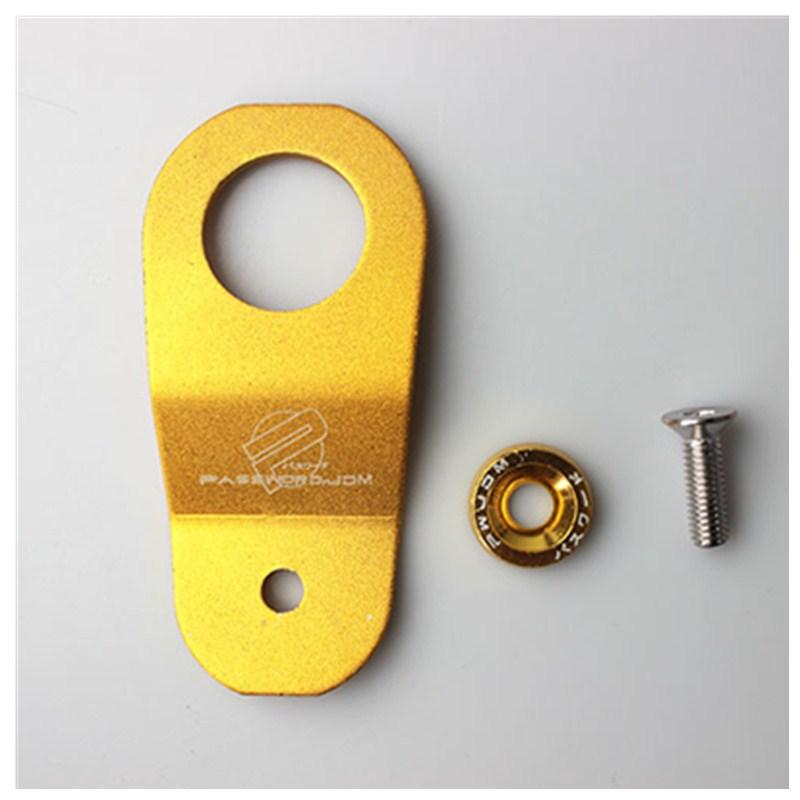 

JDM Style Aluminum Radiator Stay Kit For Honda civic EK AP DC 96-00 Refrigeration Bracket Car Radiator Stay With Logo RS-HR004 золотой