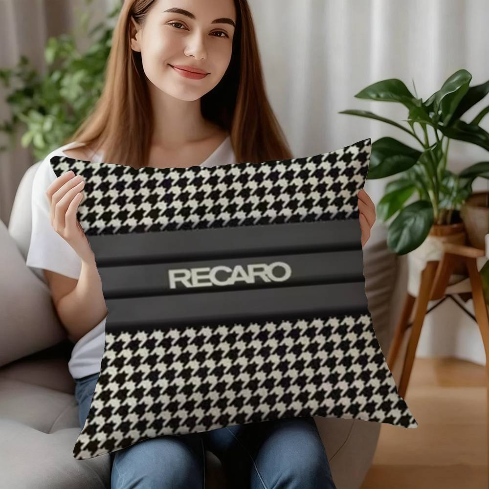 Classic R-Recaros Pillow Case Plush Fabric Soft Pillowcase Double Sided Print Cushion Cover Household Gifts