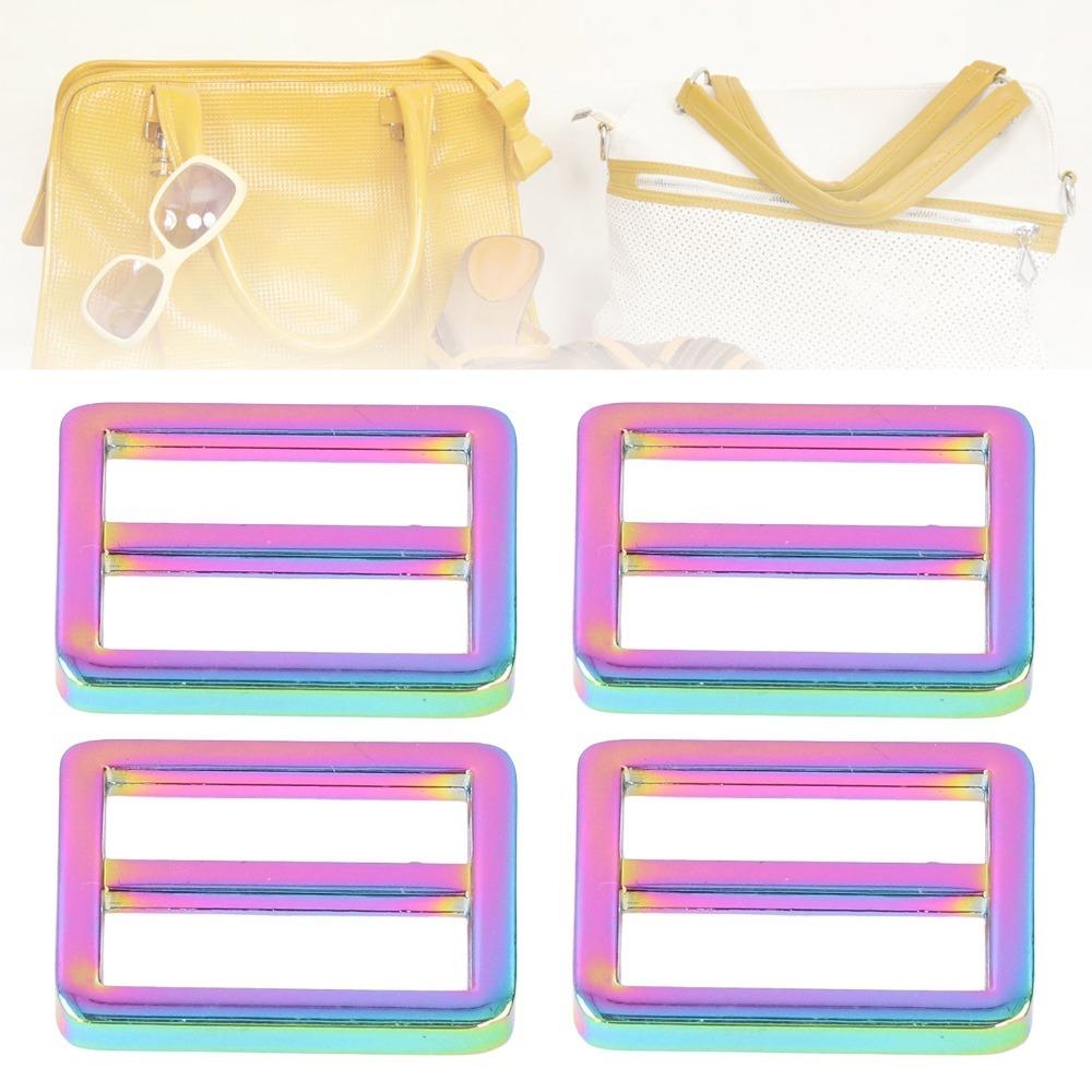 10pcs Durable Metal Metal Slide Buckle Wear Resistant Adjustable Buckle  DIY Project