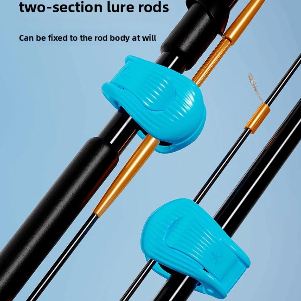 2pcs Secure Grip Mechanism Rod Holder Quick Attach Design Quick Attach Tool Two Piece Rods