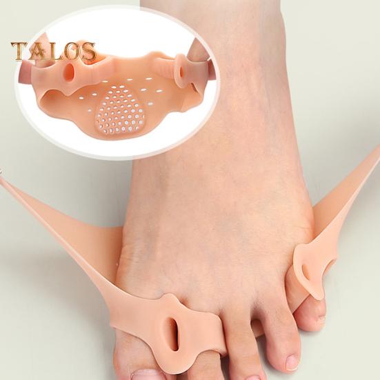 1 Paar Zehenspreizer aus Silikon, orthopädische Ballenzehen-Zehenspreizer, wiederverwendbarer Zehenspreizer zur Fußausrichtung, für Männer und Frauen