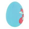 Latex Pet Ball Toy Bite Resistant Interactive Fetch Play Animal Pet Egg Ball for Cats Dogs Blue