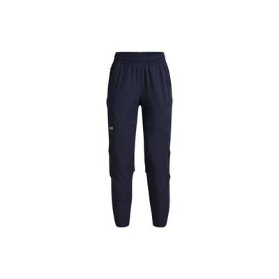 Anywhere Solid Comfortable Elastic Waist Knitted Sports Pants Women Bottoms Dark-Blue 1379018-410