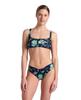 Arena Badeanzüge Damen Fun Planet Bikini Bralette Schwarz Multi 007064/550 S