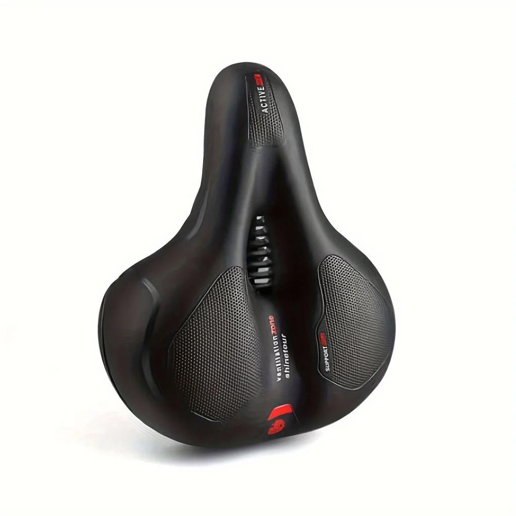 Hollow Breathable Bicycle Saddle Men Women MTB Road Bike Saddle Shock Absorbing Comfortable Big Butt Bike Seat Safety