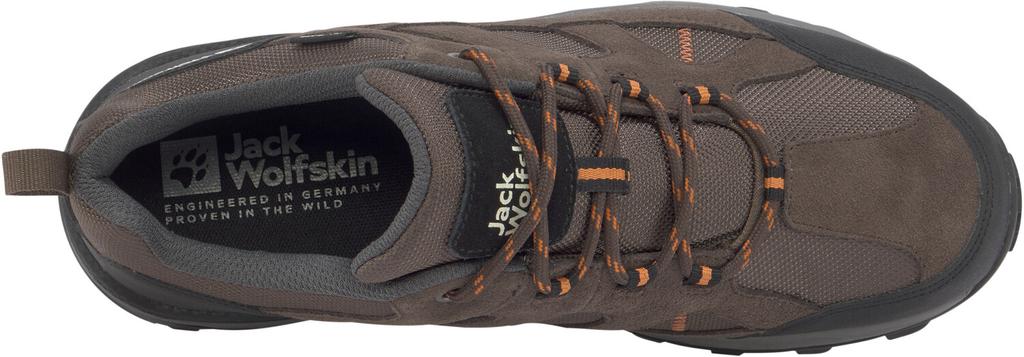 Hiking Shoes Jack Wolfskin TRAIL HIKER TEXAPORE LOW M Hiking Shoe Waterproof Brown