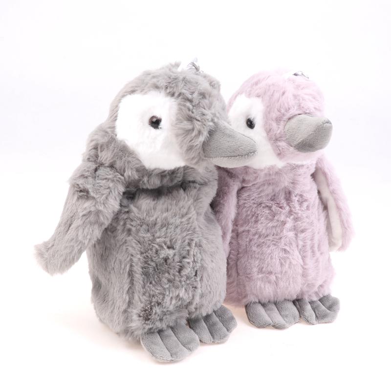 Cute Cartoon Plush Penguin Pencil Case Creative Stuffed Animal Pen Pouch Student Stationery Storage Bag School Supplies