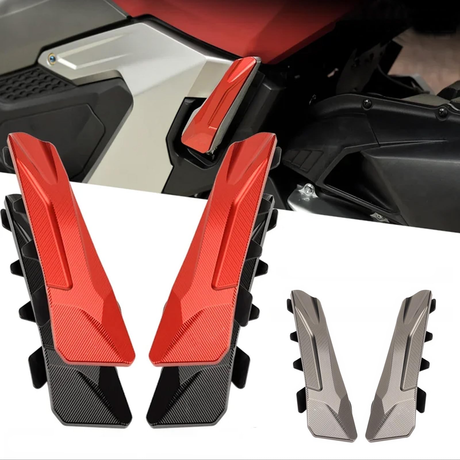 Compatible models ADV150 ADV160 Motorcycle Tandem Step Main Step Back чёрный