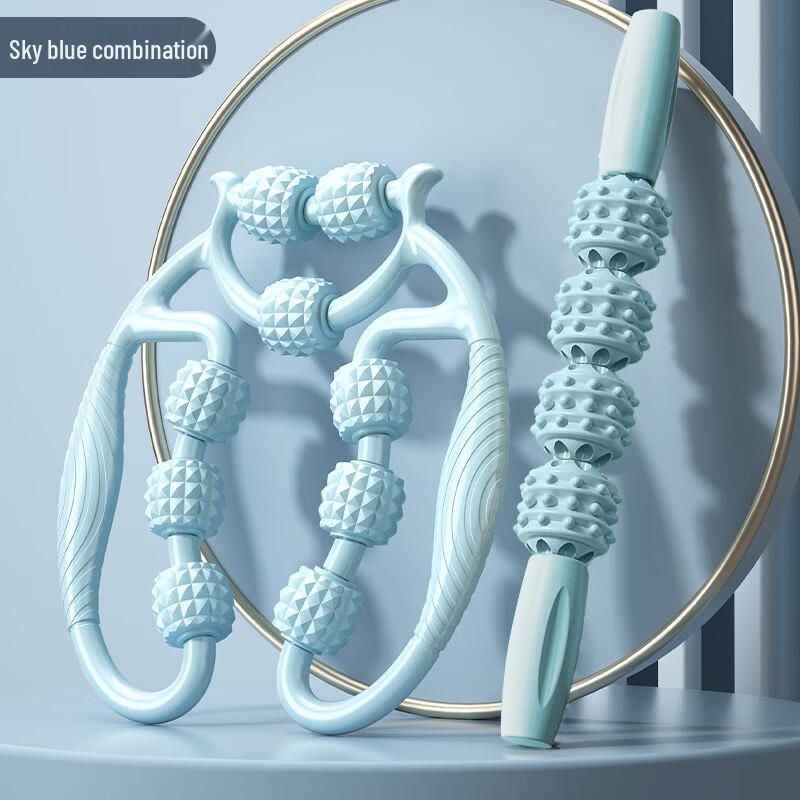 

WEZHO Thigh & Leg Exerciser with Massage Rollers