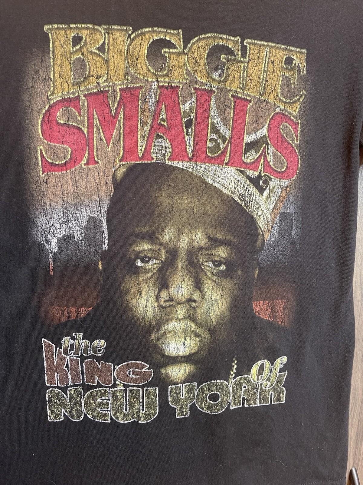 Biggie Smalls rap shirt Notorious BIG the King New York T-Shirt Adult Small Unisex T-Shirt XL