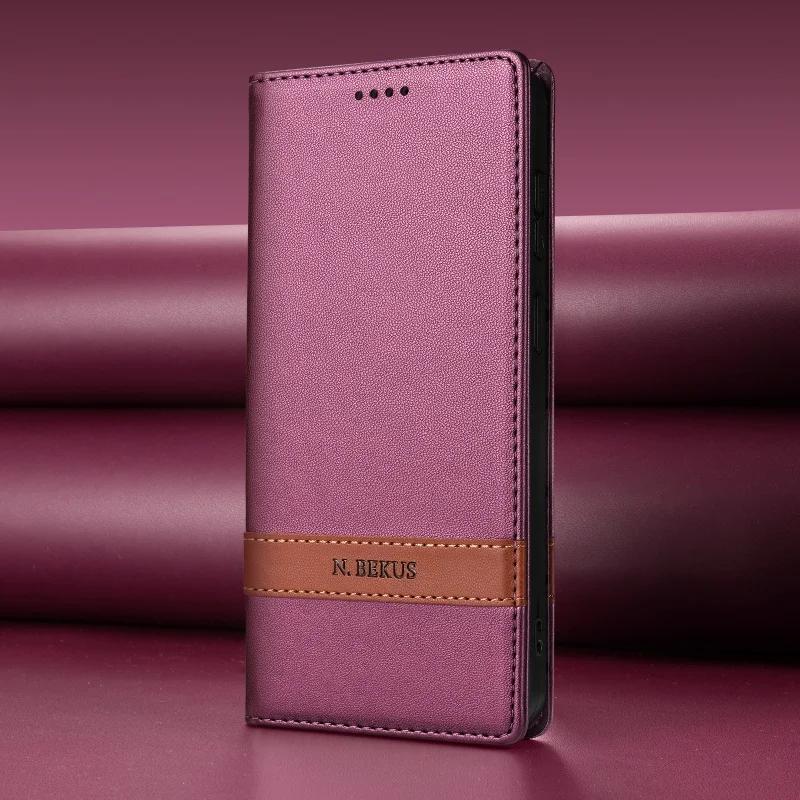 Business Magnetic Flip Leather Phone Case for XiaoMi RedMi Note 15 Pro Plus 14 13 12 15C 14C 13C RFID Cards Wallet Cover Funda