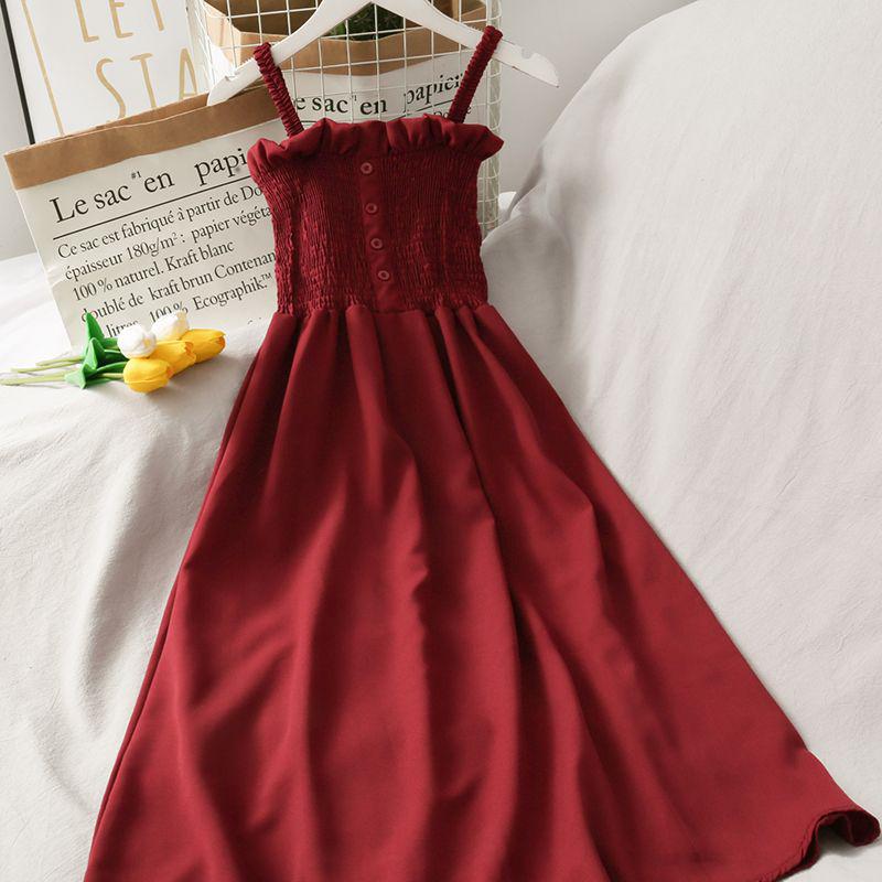 Rochie midi retro de vară pentru femei, cu un singur umăr, cu tiv plisat