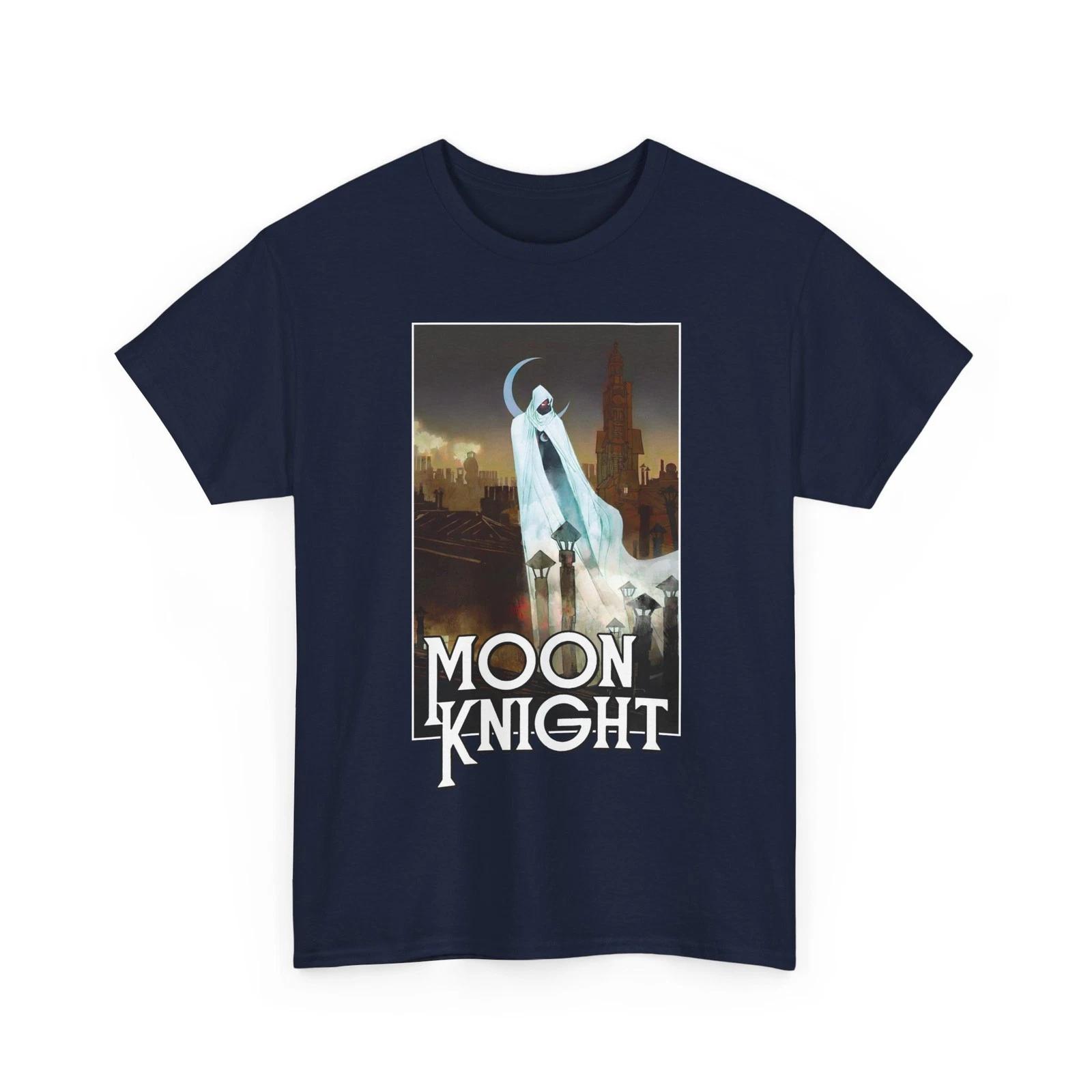 Moon Knight T-Shirt Bill Sienkiewicz Art Marvel Comics Retro Vintage-Style Tee L