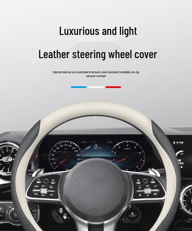 2025 Geely Jiaji L Steering Wheel Cover, Genuine Leather, All-Season Car Interior Accessory Set