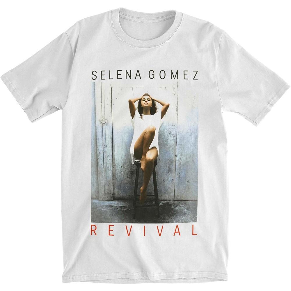 

Men s Selena Gomez Bar Stool 2016 Tour Tee Slim Fit T-shirt White 3XL