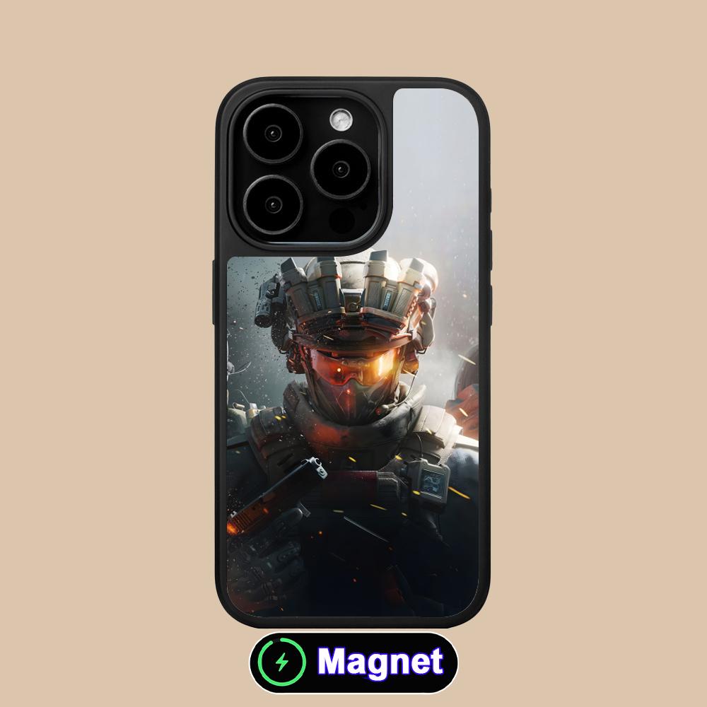 Game Delta Force Matte Surface Magsafe Mobile Phone Case for iPhone 17 16 15 14 13 12 11 Air Pro Max Plus Colorful Cover