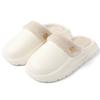 Removable eva waterproof cotton slippers winter wear plush warm home indoor non-slip cotton mop