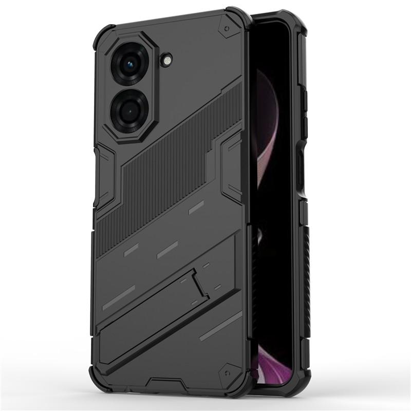 

Для чехла Xiaomi Poco C71 Чехол Poco C71 Панк-стиль Держатель Бампер Щит Защитные Задние Чехлы для Телефона Для Xiaomi Poco C71 Funda Poco C71 чёрный