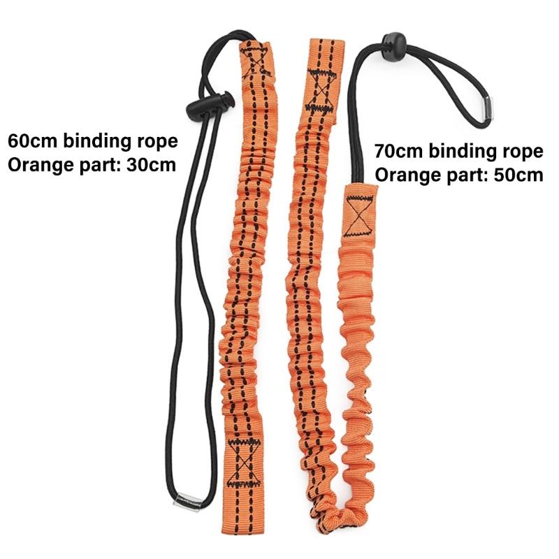 Thicken Tool Lanyard Rope with Fixed Hose Clamps Working Anti-Falling Safety Rope Tool Tethers Lanyard Easy to Use