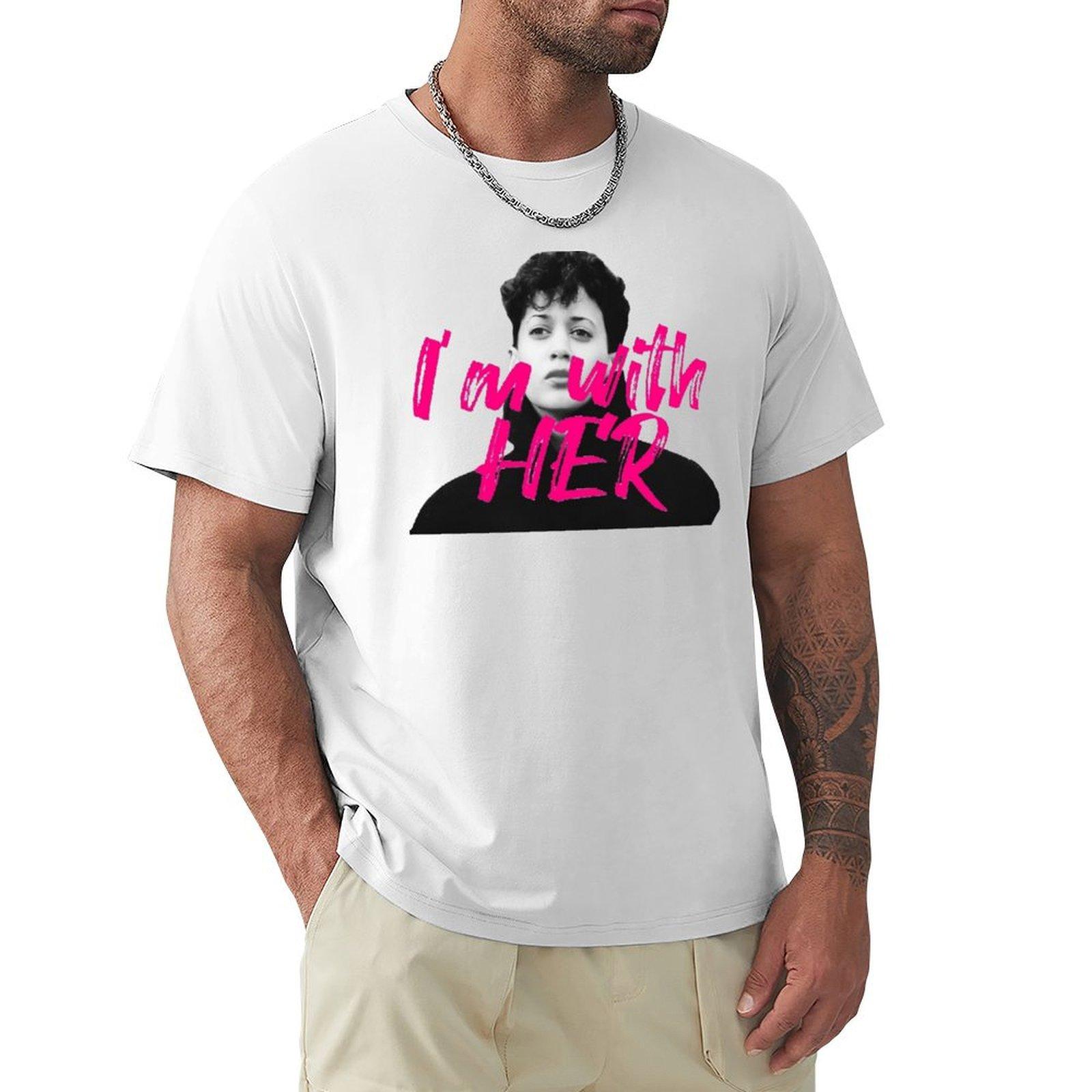 Kamala Harris Im With Her Portrait TShirt Anime tshirt Personalized tshirt Man tees heavyweight t shirts for men S