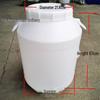 Chuyi Qi 50L Multipurpose Thickened PE Plastic Drum with Lid