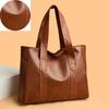 Women'S Large Tote Bag - New Trendy Korean Style - Versatile - Simple Large Capacity Tote Bag Single Shoulder Handbag Soft Women'S Bag