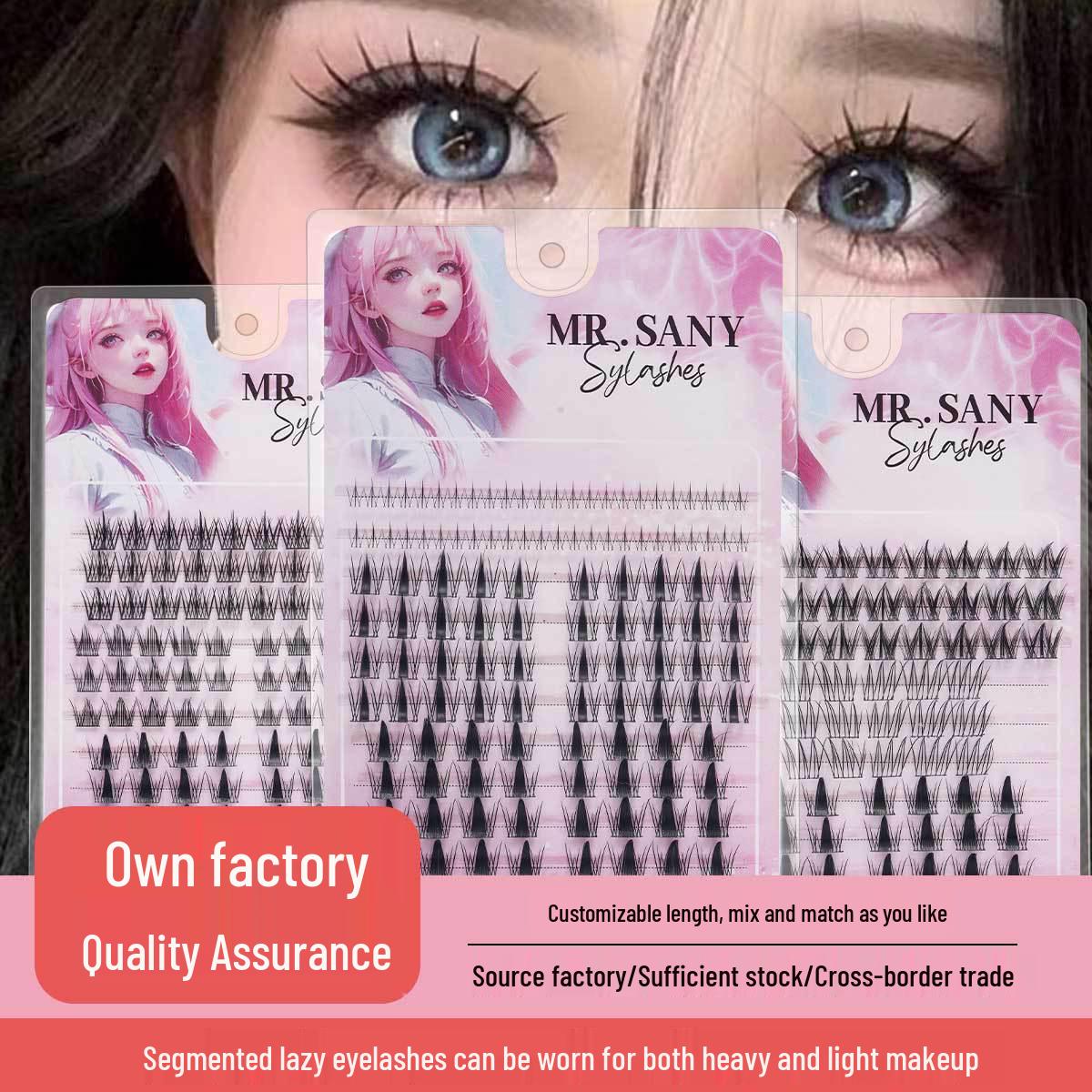 

Hot Selling Sunflower Segment Eyelashes – 10 Rows, Natural Look, Multiple Styles.