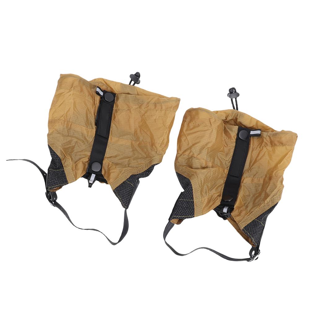 Krátké návleky potažené silikonem pro turistiku a trailový běh 4bodový systém upevnění Plné krytí nohou Písek Sníh