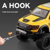 Large Size 1/24 Dodge Mammoth 6X6 Off-road Pickup Truck Children's Toy Car Simulation Alloy Car Model Ornament Boy Gift
