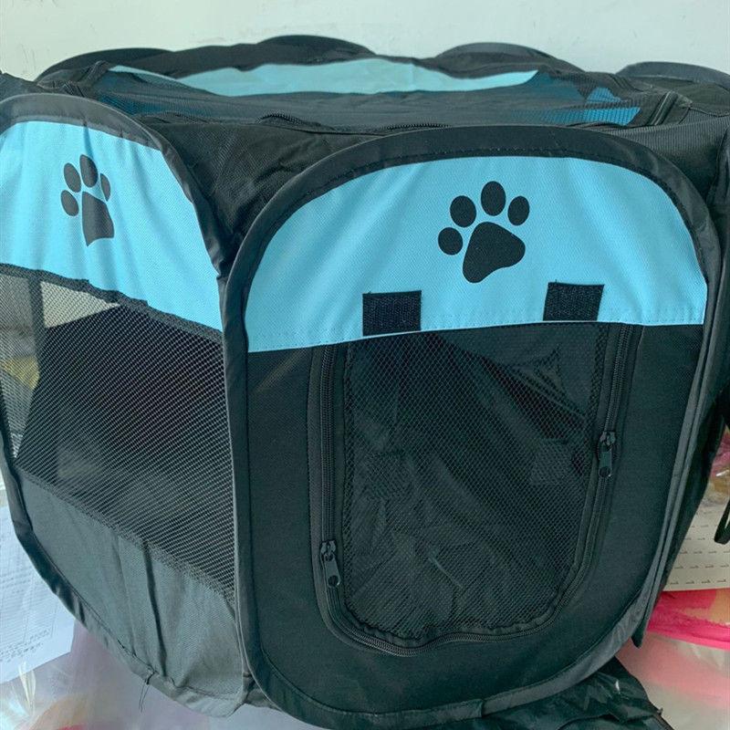 Cuccia Pieghevole per Cani Gatti Recinto Ottagonale per Animali Domestici Tenda per Animali
