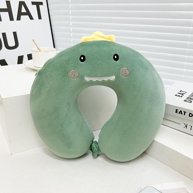 

Мультяшная дорожная подушка для шеи из пены с памятью U-образной формы для использования в самолете, автомобиле и студентами 28*30cm