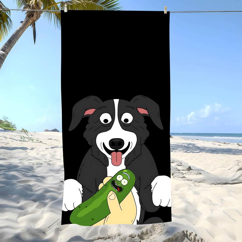 Weird M-Mr. Pickless Towel Beach Towel Oversized Super Absorbent Soft Swim Beachtowels For Men, Women 35X60cm