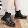 Chelsea Boots Damskinn Par Martin Boots Herr Brittiska Korta Stövlar Herr och Dam Casual Stor Storlek Läderskor