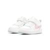 Nike Court Borough 2 MWH Slip Resistant Cushioning Abrasion Resistant Breathable Low top Toddler Shoes White Pink Blue DD3021-100