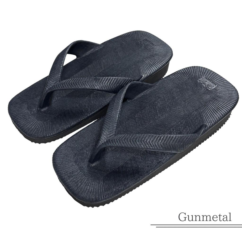 Edoten Shigi 603 Zori Injection Sponge Fitted Size 26cm Men's Sandals, Upper, Sole, Sandals, Gunmetal,