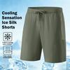 Men's Summer Quick Dry Shorts with Zipper Pockets Lightweight Breathable Athletic Running Gym Workout Shorts for Outdoor Activities