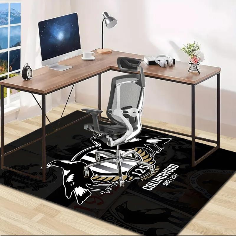 1pc Football Team Design Area Rug - Non-Slip, Soft & Cozy Floor Mat for Living Room, Bedroom, Office - Indoor/Outdoor Decorative Carpet
