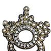 Elegant Beadwork Fabric Applique Embroidery Sewing On Patches for Enhancing Garment Great for Bag Clothing Shirt Decors