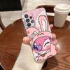 Clear Case For Samsung Galaxy A57 A37 A56 5G A36 Cases A55 A54 A35 A26 A07 A17 A16 A06 A34 A15 Soft Shockproof Cover Cute Stitch