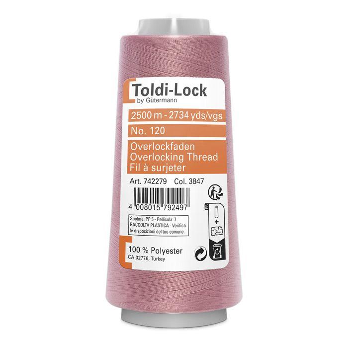 Fil Surjet spécial Overlock 2500m 100% polyester - Att 228 - 3847 - rose des sabl