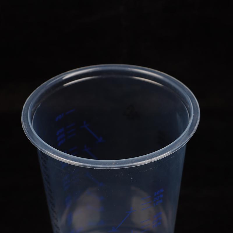 10Pcs Spray Gun Disposable Measuring Cups 1000Ml Clear Graduated Plastic Paint Mixing Cups Diy Accessories