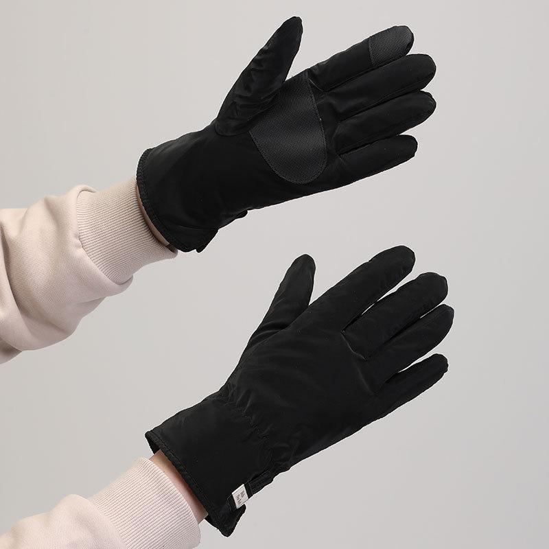 Warm Gloves for Women's Cloud Fleece Gloves Outdoor Cycling Bows Non Slip Students Cold Proof Touch Screen Winter Gloves