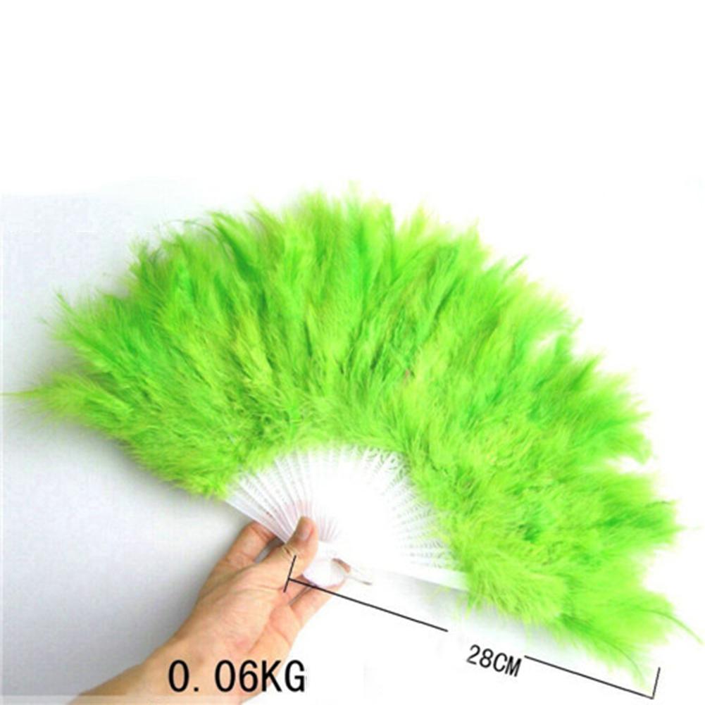 Hand Held Soft Feather Fan Burlesque 20s Flapper Wedding Ladies Fancy Dress